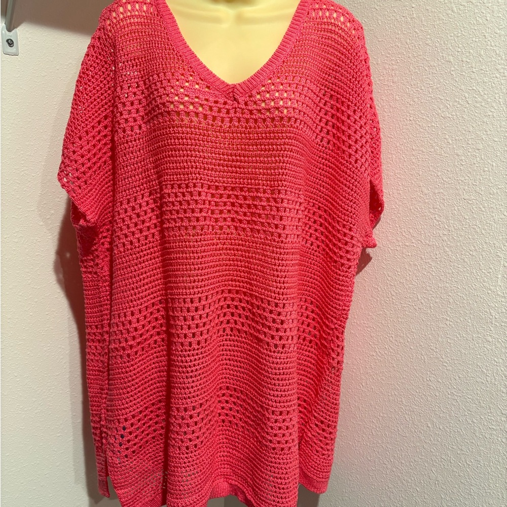 Yonique Women’s Pink Swimsuit Cover Up